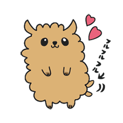 [LINEスタンプ] ポメラニアンのポン