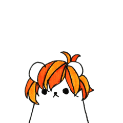 [LINEスタンプ] ウィッグを被った動物たち 