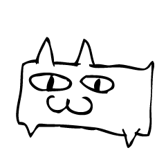 [LINEスタンプ] かくネコの画像（メイン）