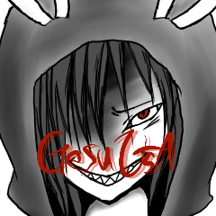 [LINEスタンプ] ゲスうさぎさん［人型］