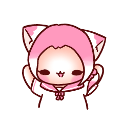 [LINEスタンプ] Pink Ling Cat
