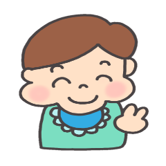 [LINEスタンプ] 七三あかちゃん