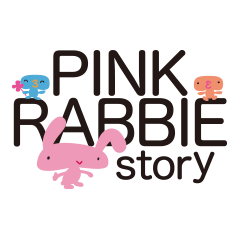 [LINEスタンプ] PINK RABBIE STORY