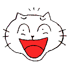 [LINEスタンプ] 変顔のねこ