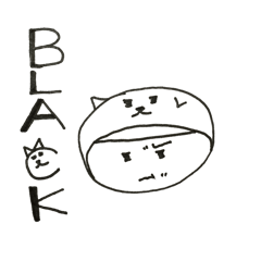 [LINEスタンプ] W Face！ 日々、かぶりもの…Black joke！