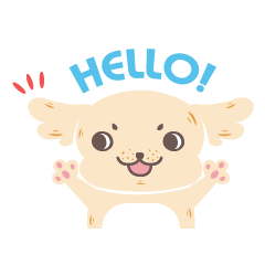 [LINEスタンプ] Hello！It's Bom.