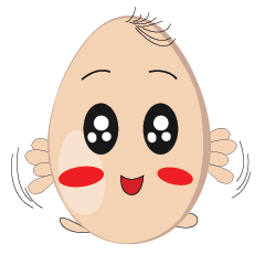 [LINEスタンプ] Interesting Eggs