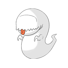 [LINEスタンプ] The shape shifter ghost