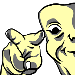 [LINEスタンプ] yellow jj,It's you