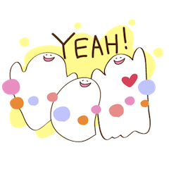 [LINEスタンプ] ファンシーおばけのドリーミーな毎日