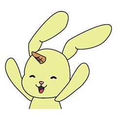 [LINEスタンプ] Roro The Unicorn Rabbit