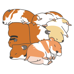 [LINEスタンプ] Seven mice