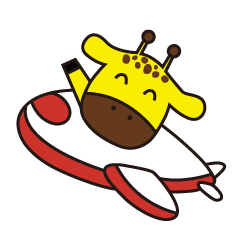 [LINEスタンプ] GIRAFFE TRAVEL  X  BANBAN