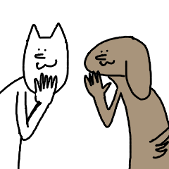 [LINEスタンプ] ナマズ＆セミ