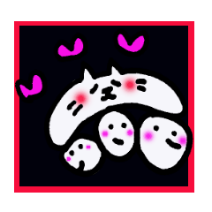 [LINEスタンプ] まるぽっち＆ねーこ
