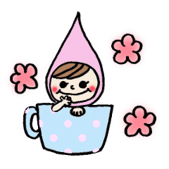 [LINEスタンプ] カラフルずきんちゃん