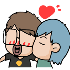 [LINEスタンプ] HornYaLa Love Story
