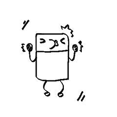 [LINEスタンプ] Eraser Brad