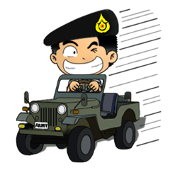 [LINEスタンプ] Royal Thai Army