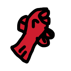 [LINEスタンプ] angry fish