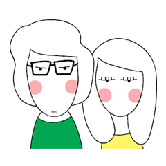 [LINEスタンプ] Wan ＆ Chim : Happy Together