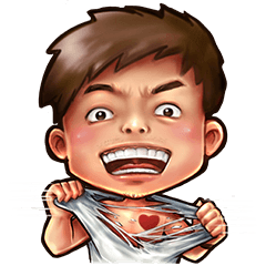 [LINEスタンプ] V is a good man？