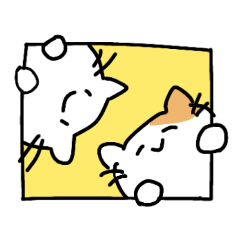 [LINEスタンプ] 子ネコの小さめスタンプの画像（メイン）