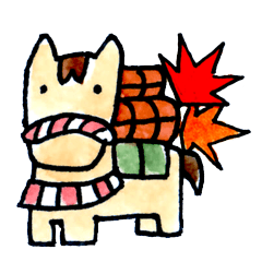 [LINEスタンプ] 中馬街道のお馬さん