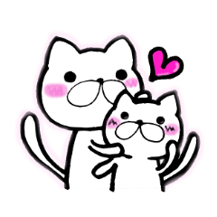 [LINEスタンプ] らぶらーぶにゃんこ