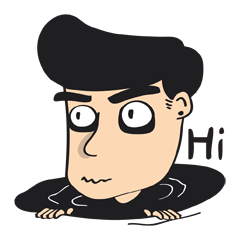 [LINEスタンプ] handsome ！