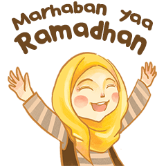 [LINEスタンプ] Annisa Hijab Girl : Ramadhan Edition