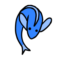 [LINEスタンプ] 動物シリーズ7「器用な魚」